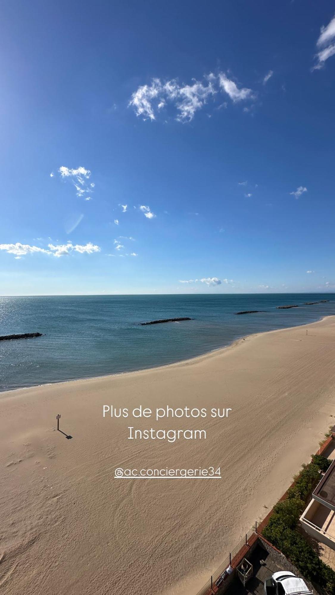 Sur Le Sable, Face A La Mer La Petite Tour Valras-Plage Exterior foto